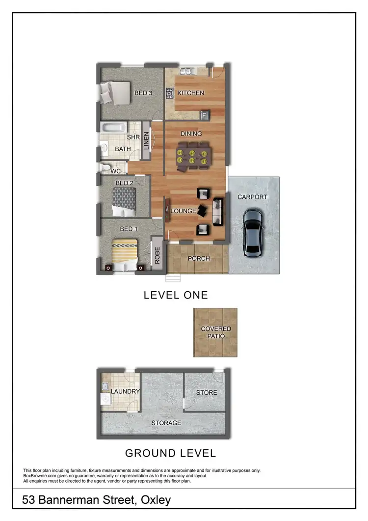 Floorplan of Homely house listing, 53 Bannerman Street, Oxley QLD 4075