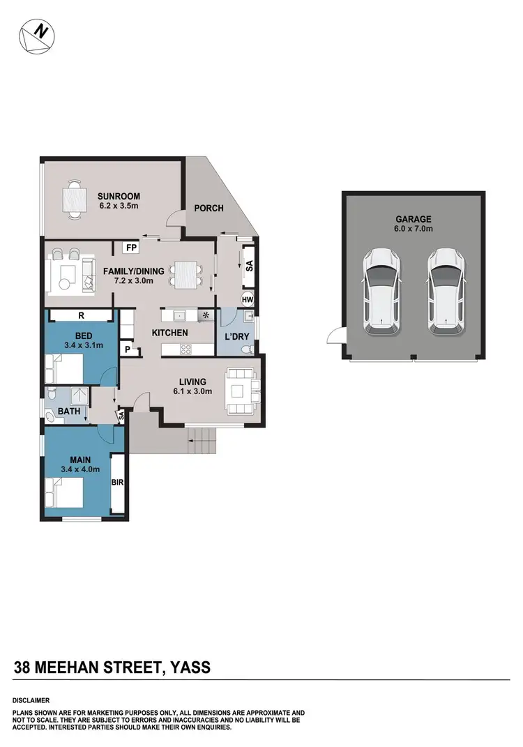 Floorplan of Homely house listing, 38 Meehan Street, Yass NSW 2582