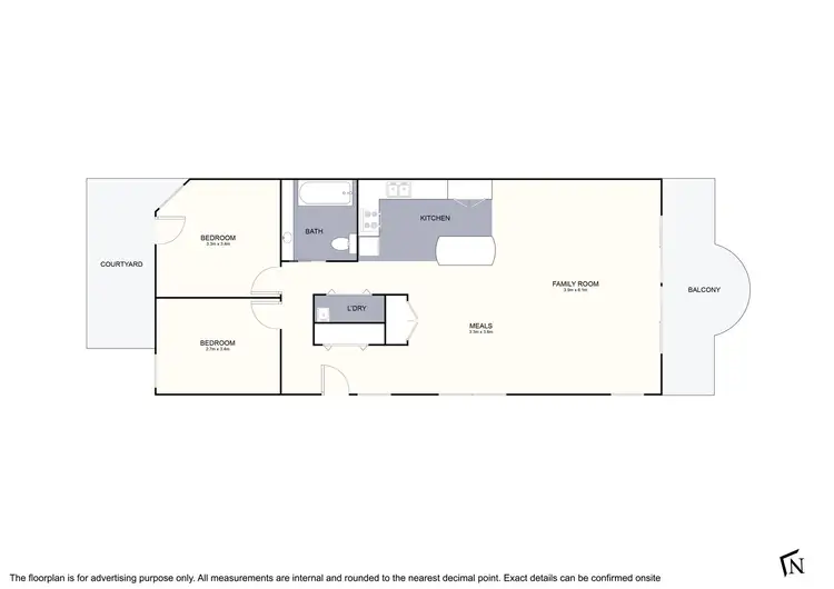 Floorplan of Homely apartment listing, 45/13-15 Hewish Road, Croydon VIC 3136