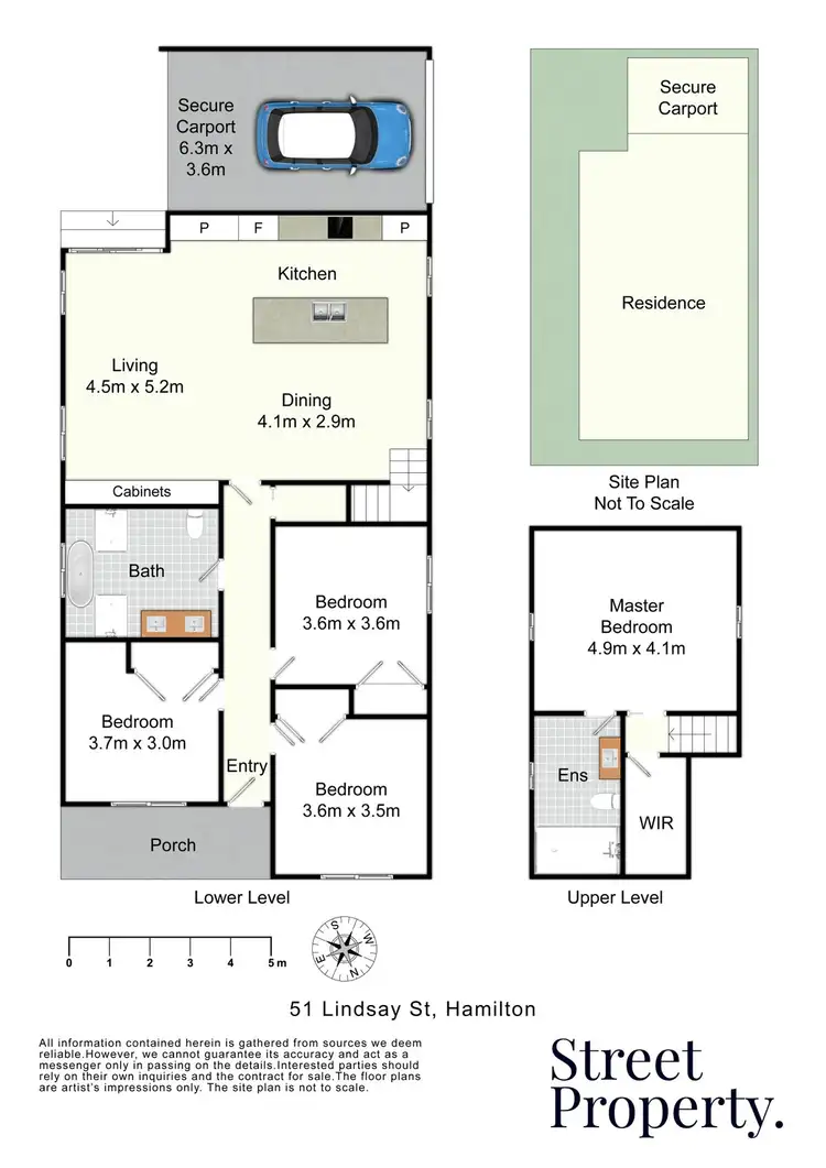 Floorplan of Homely house listing, 51 Lindsay Street, Hamilton NSW 2303