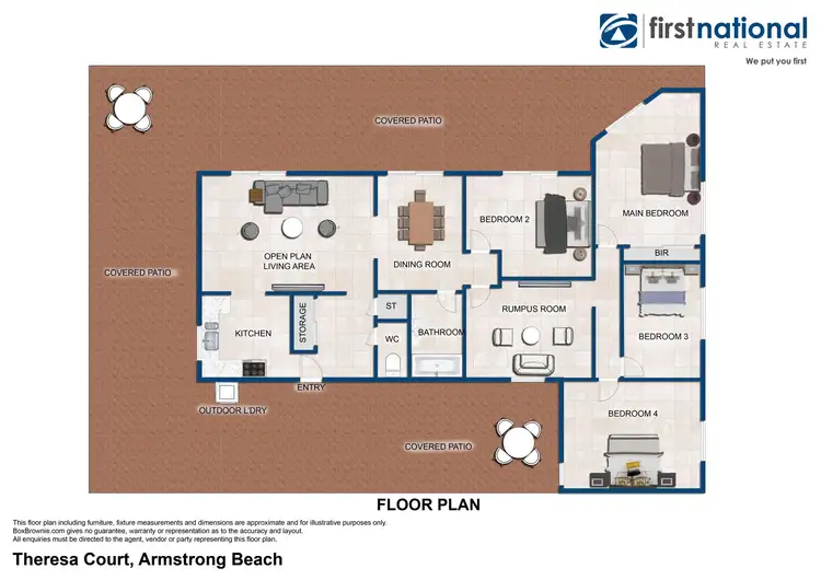 Floorplan of Homely house listing, 5 Theresa Court, Armstrong Beach QLD 4737
