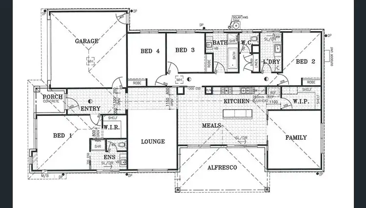 Floorplan of Homely house listing, 4 Hakea Court, Kyabram VIC 3620