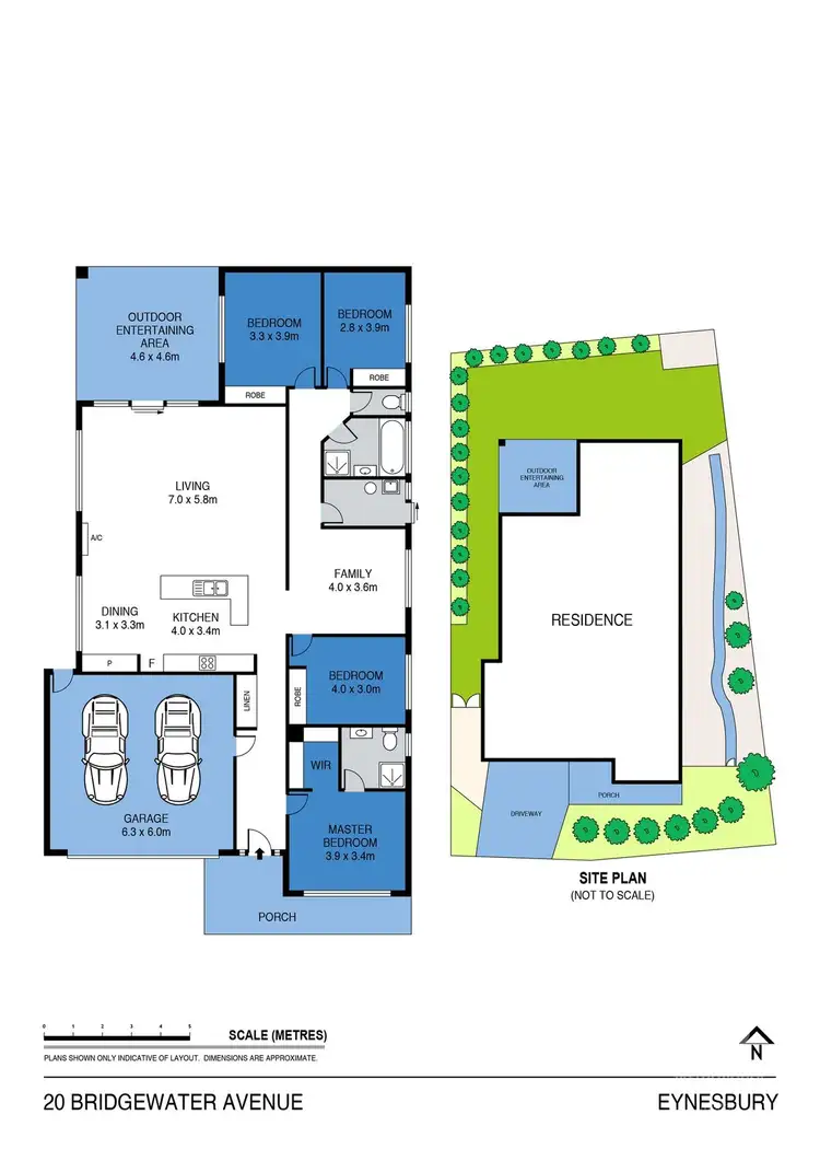 Floorplan of Homely house listing, 20 Bridgewater Avenue, Eynesbury VIC 3338