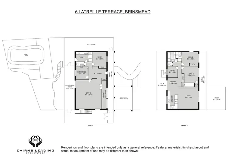 Floorplan of Homely house listing, 6 Latreille Terrace, Brinsmead QLD 4870