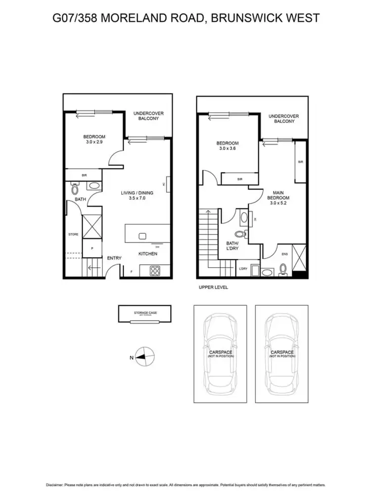 Floorplan of Homely apartment listing, 7/358 Moreland Road, Brunswick West VIC 3055