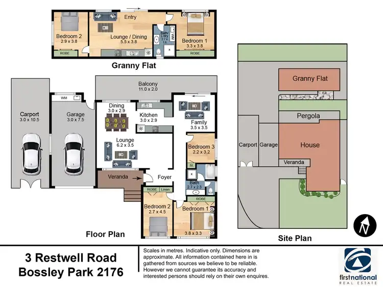 Floorplan of Homely house listing, 3 Restwell Road, Bossley Park NSW 2176