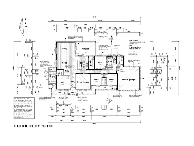 Floorplan of Homely house listing, 46 Verdi Boulevard, Irymple VIC 3498