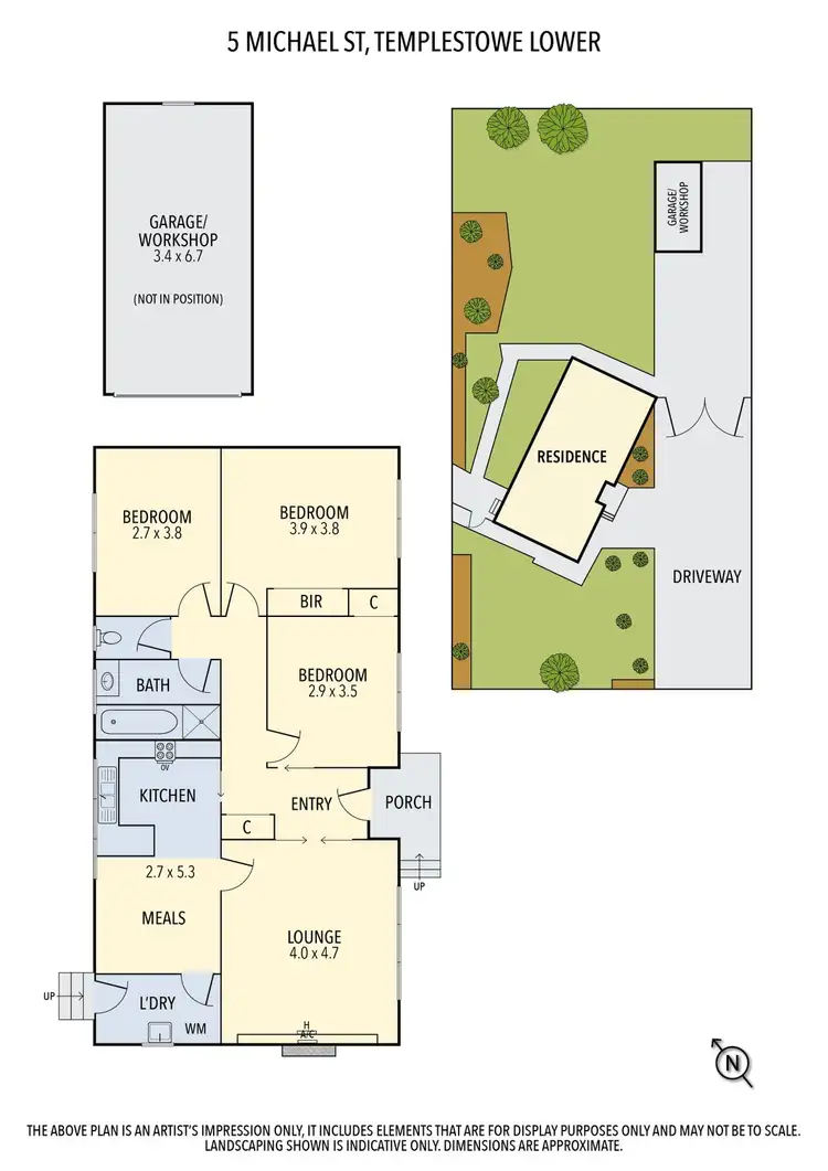 Floorplan of Homely house listing, 5 Michael Street, Templestowe Lower VIC 3107