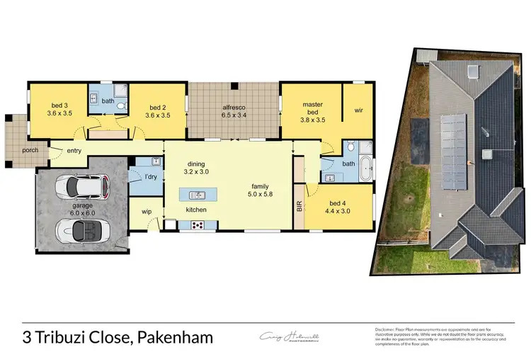 Floorplan of Homely house listing, 3 Tribuzi Close, Pakenham VIC 3810