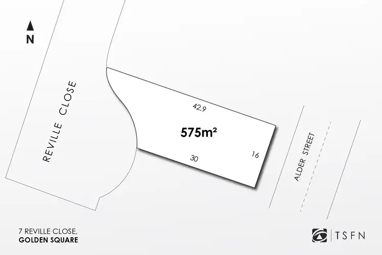 Floorplan of Homely land listing, 7 Reville Close, Golden Square VIC 3555