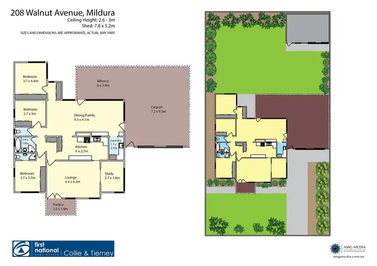 Floorplan of Homely house listing, 208 Walnut Avenue, Mildura VIC 3500