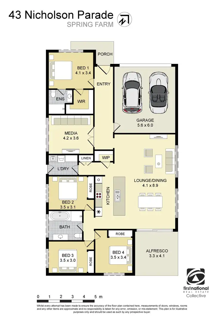 Floorplan of Homely house listing, 43 Nicholson Parade, Spring Farm NSW 2570