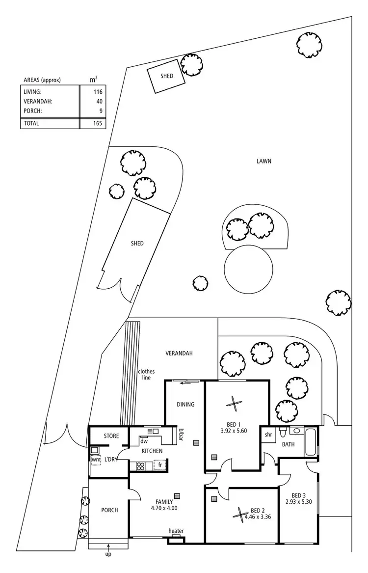 Floorplan of Homely house listing, 3 Wells Street, Greenacres SA 5086