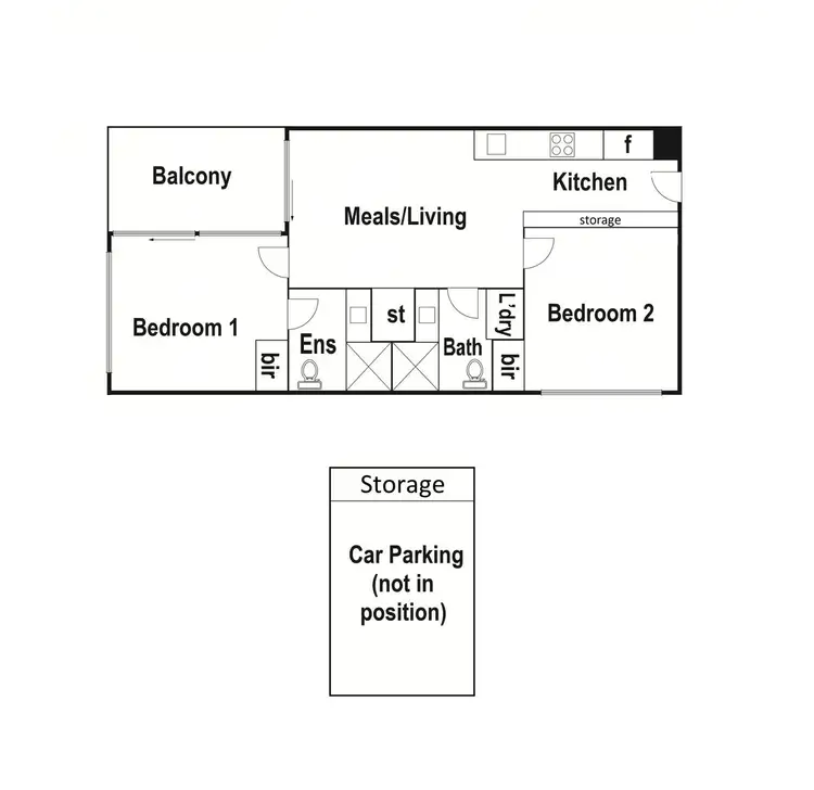Floorplan of Homely apartment listing, 118/2 Gillies Street, Essendon North VIC 3041