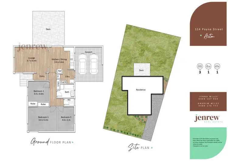 Floorplan of Homely house listing, 114 Payne Street, Acton TAS 7320