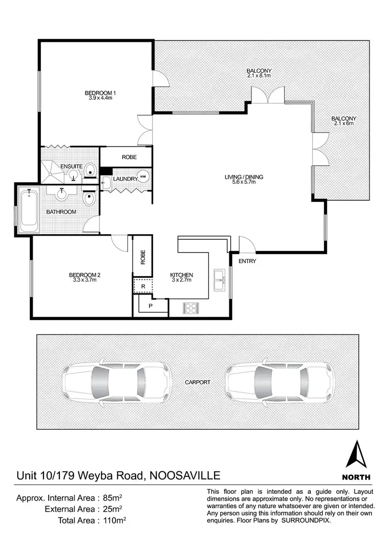 Floorplan of Homely apartment listing, 10/179 Weyba Road, Noosaville QLD 4566