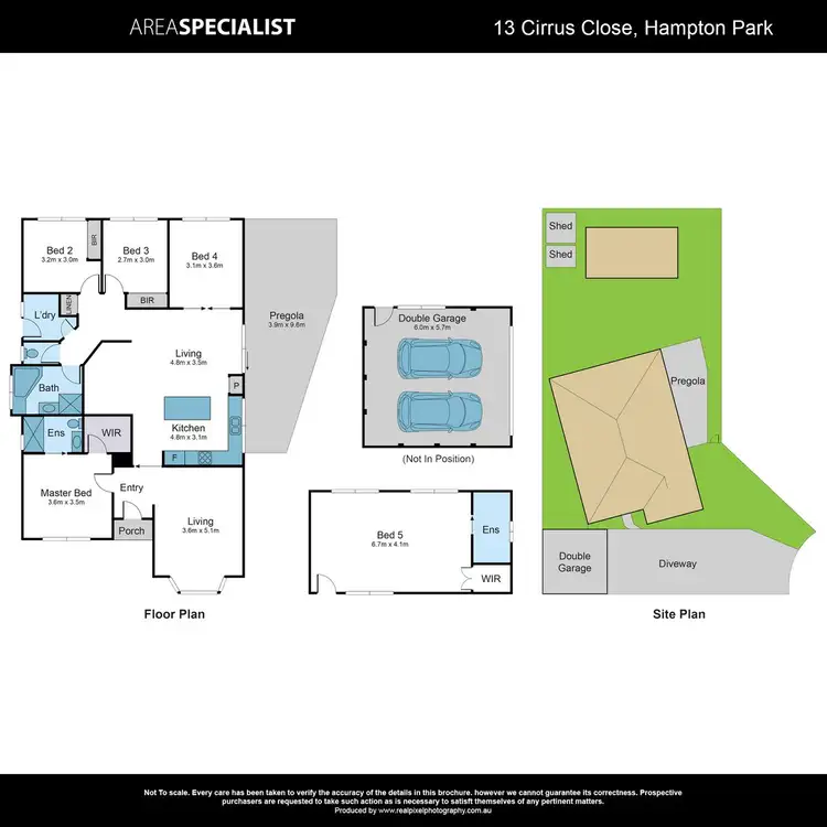 Floorplan of Homely house listing, 13 Cirrus Close, Hampton Park VIC 3976
