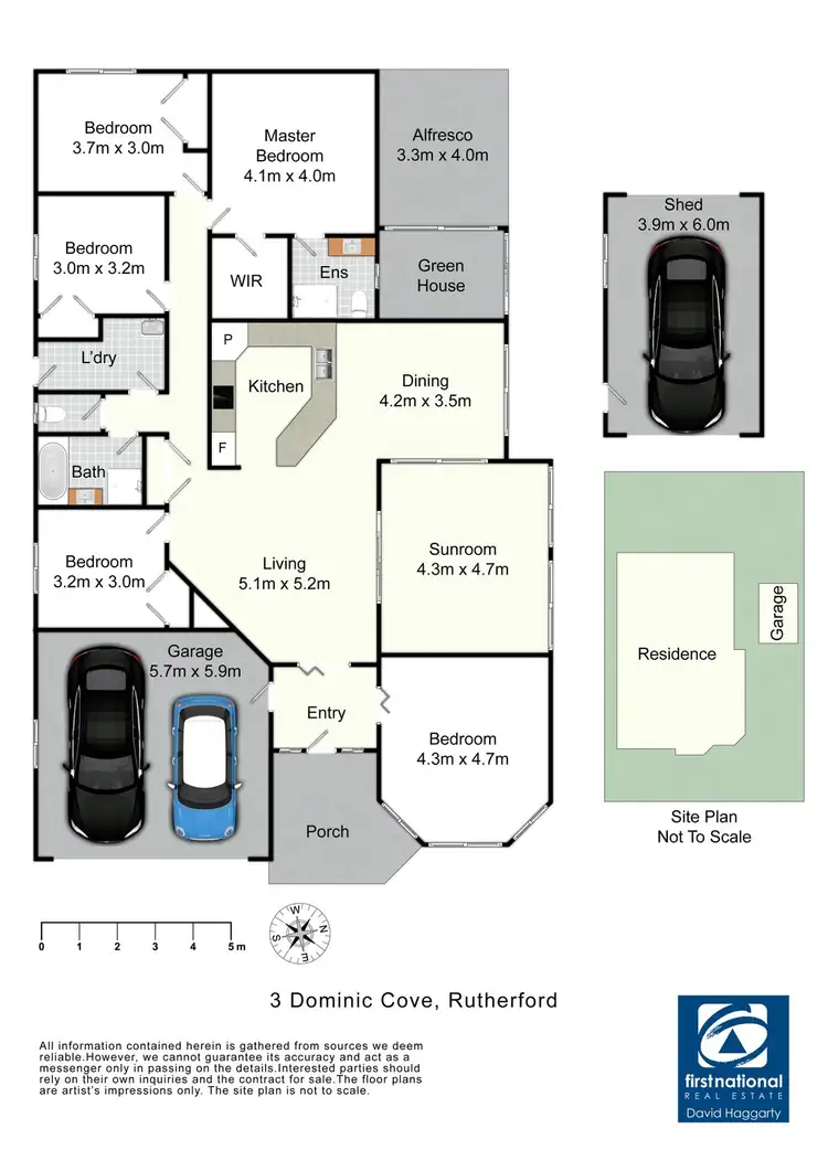 Floorplan of Homely house listing, 3 Dominic Cove, Rutherford NSW 2320