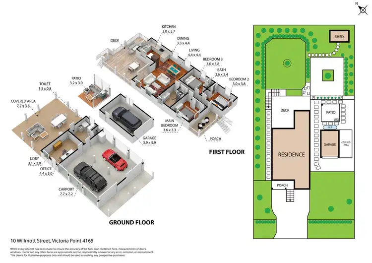 Floorplan of Homely house listing, 10 Willmott Street, Victoria Point QLD 4165