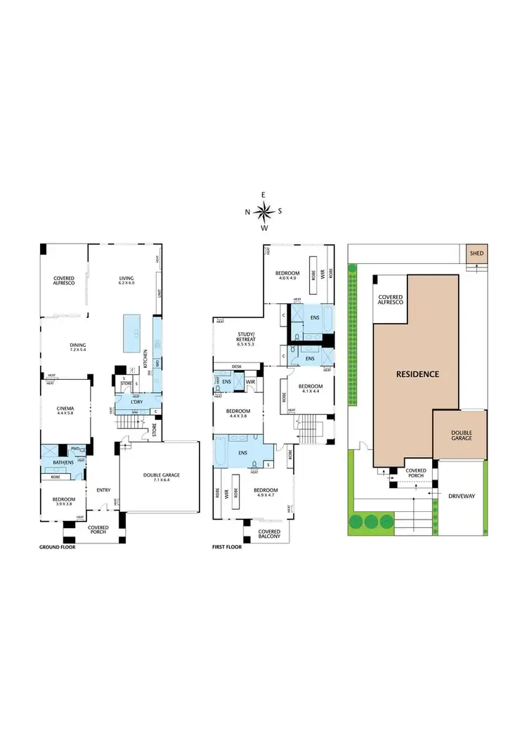 Floorplan of Homely house listing, 44 Somerville Street, Doncaster VIC 3108
