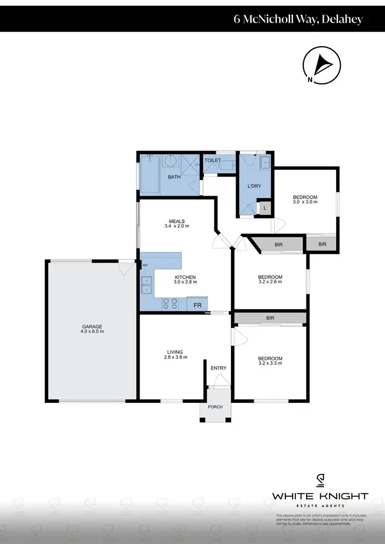 Floorplan of Homely house listing, 6 McNicholl Way, Delahey VIC 3037