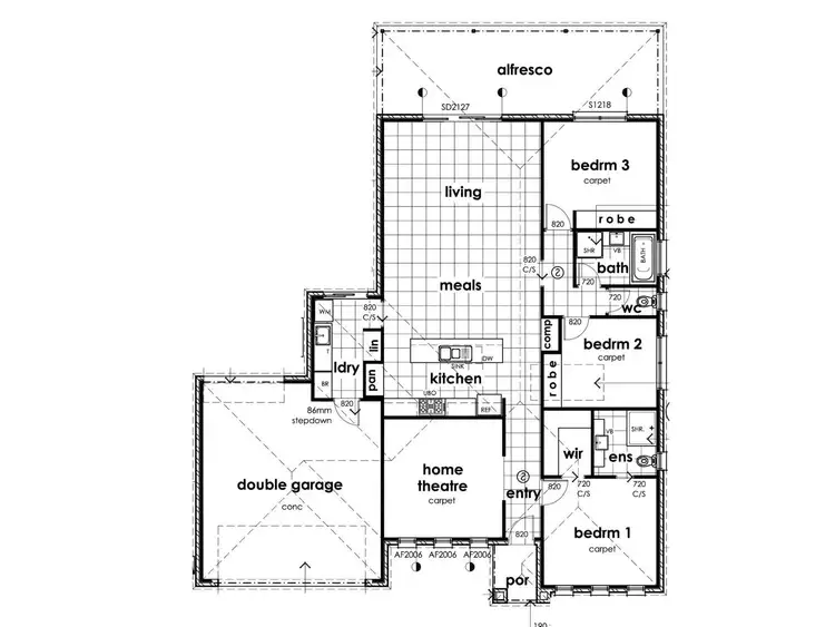 Floorplan of Homely house listing, 847 Etiwanda Avenue, Mildura VIC 3500