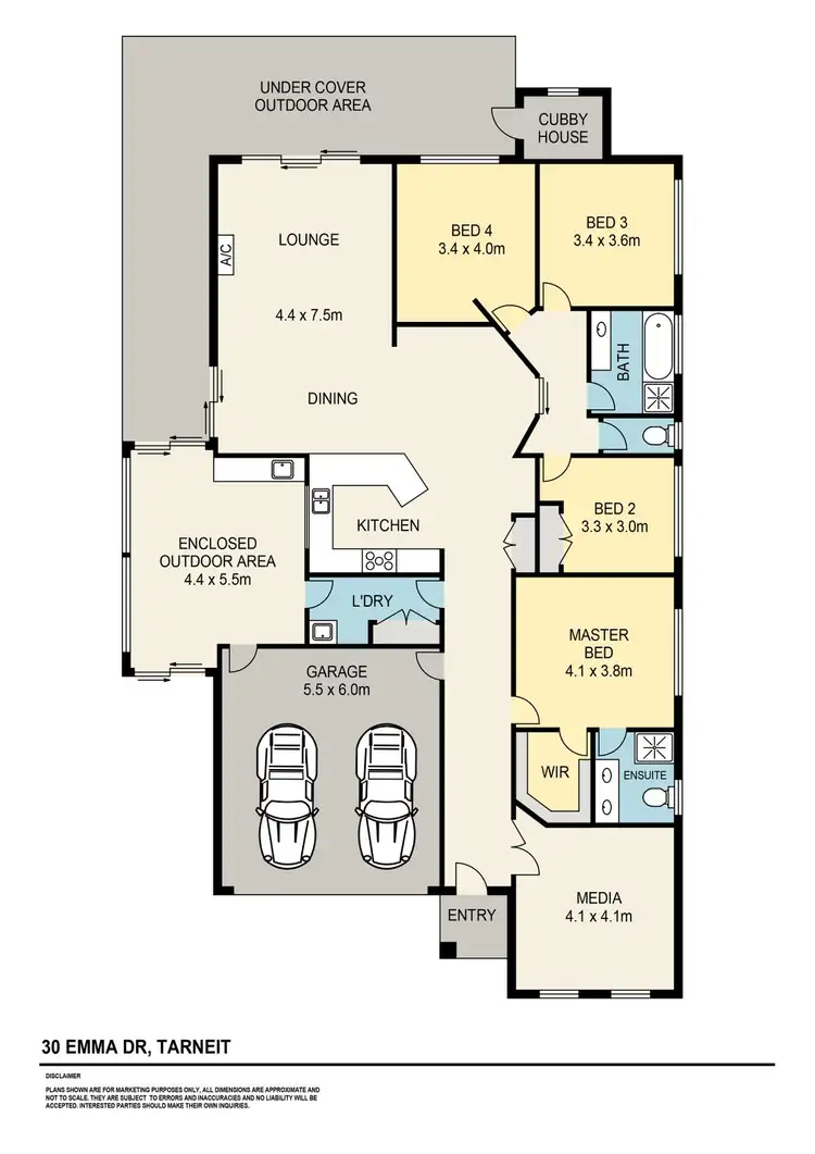 Floorplan of Homely house listing, 30 Emma Drive, Tarneit VIC 3029