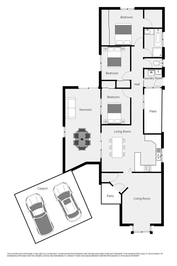 Floorplan of Homely house listing, 6 Macquarie Court, Mildura VIC 3500