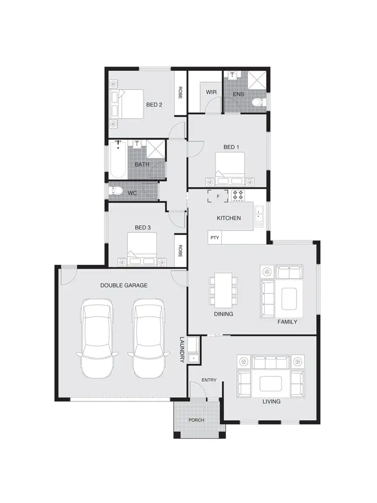 Floorplan of Homely house listing, 43 Victor Chang Street, Macgregor ACT 2615