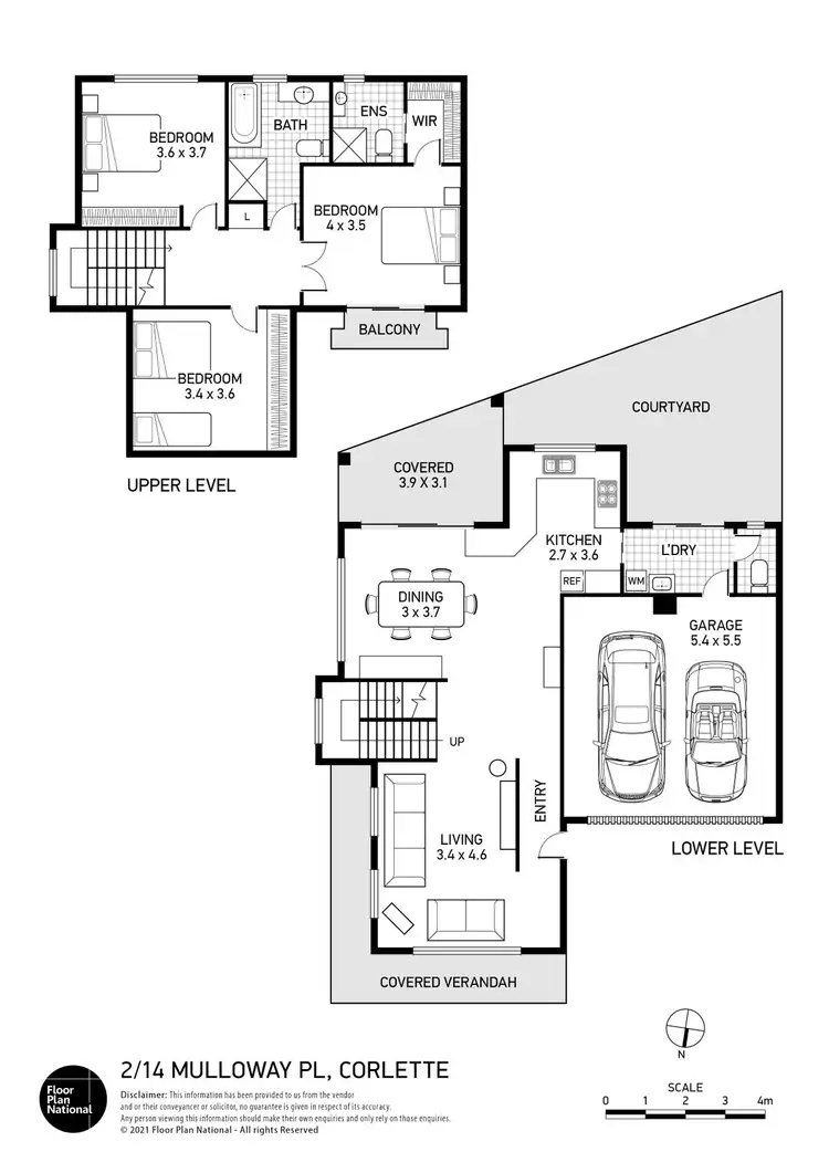 Floorplan of Homely house listing, 2/14 Mulloway Place, Corlette NSW 2315