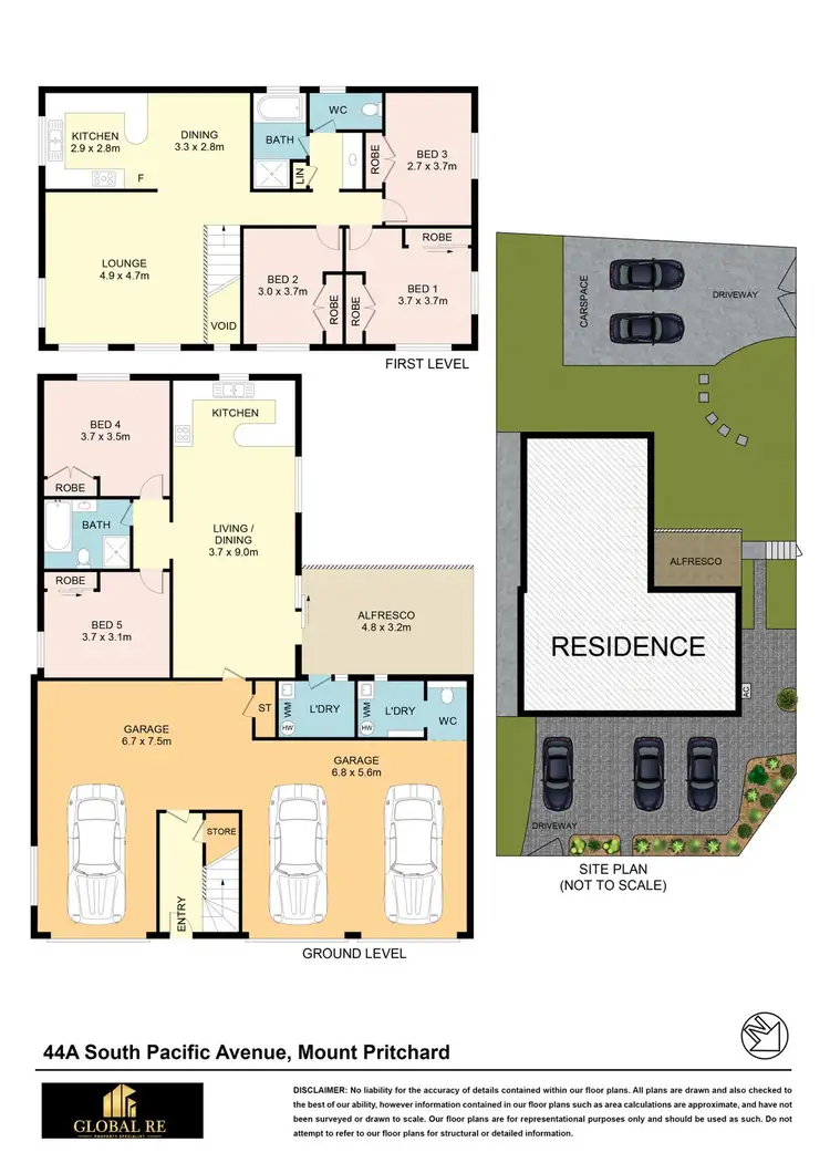 Floorplan of Homely house listing, 44A South Pacific Avenue, Mount Pritchard NSW 2170