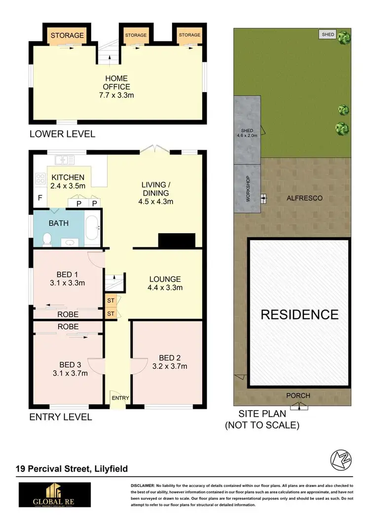Floorplan of Homely house listing, 19 Percival Street, Lilyfield NSW 2040
