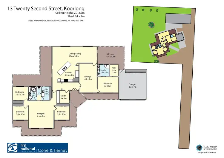 Floorplan of Homely house listing, 13 Twenty Second Street, Koorlong VIC 3501