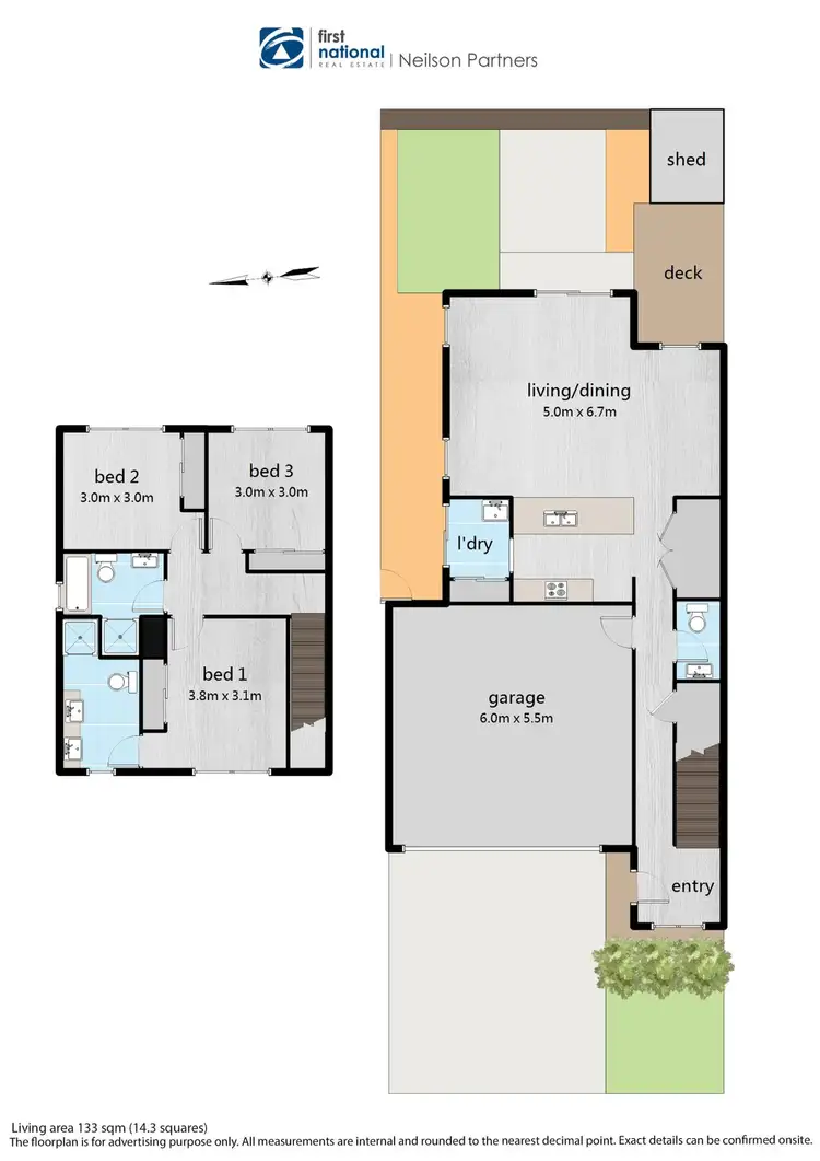 Floorplan of Homely townhouse listing, 21 Llano Circuit, Berwick VIC 3806