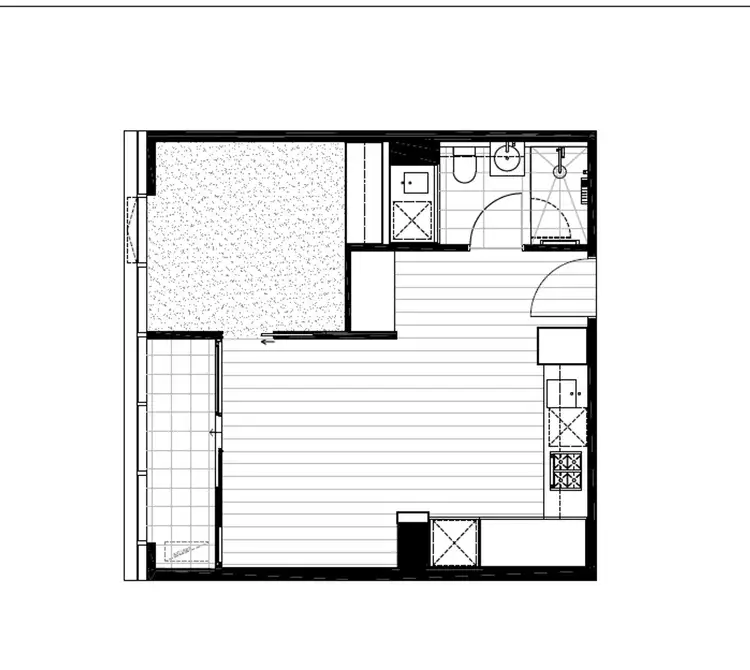Floorplan of Homely apartment listing, 2314/105 Batman Street, West Melbourne VIC 3003