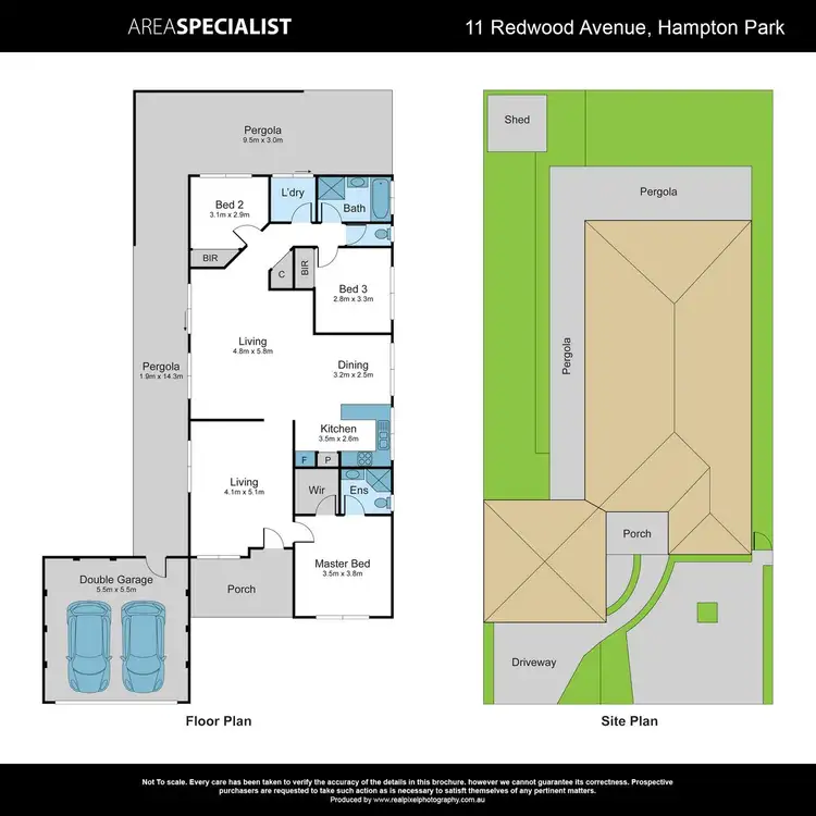 Floorplan of Homely house listing, 11 Redwood Avenue, Hampton Park VIC 3976