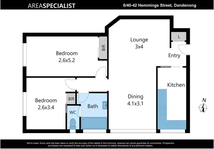 Floorplan of Homely unit listing, 6/40-42 Hemmings Street, Dandenong VIC 3175