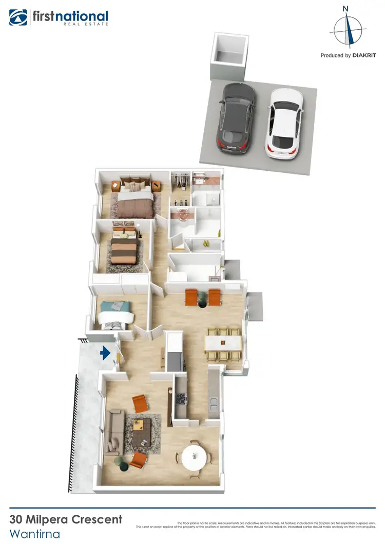 Floorplan of Homely house listing, 30 Milpera Crescent, Wantirna VIC 3152