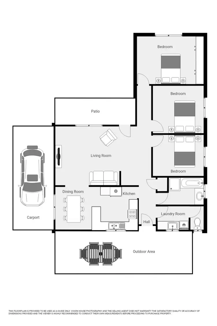 Floorplan of Homely house listing, 3 Campbell Grove, Mildura VIC 3500