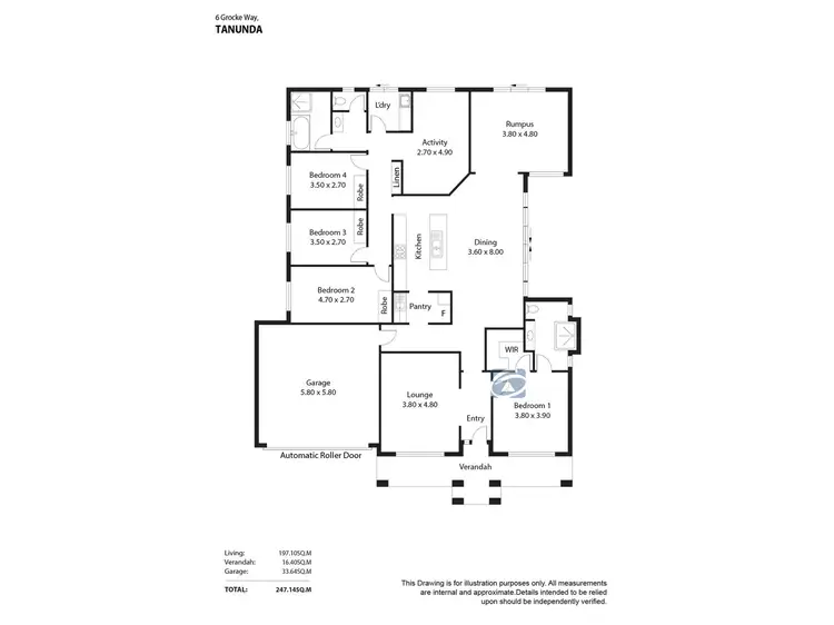 Floorplan of Homely house listing, 6 Grocke Way, Tanunda SA 5352