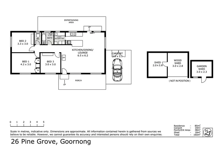 Floorplan of Homely house listing, 26 Pine Grove, Goornong VIC 3557