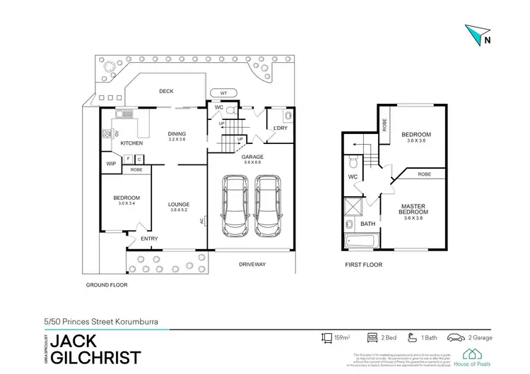 Floorplan of Homely unit listing, 5/50 Princes Street, Korumburra VIC 3950