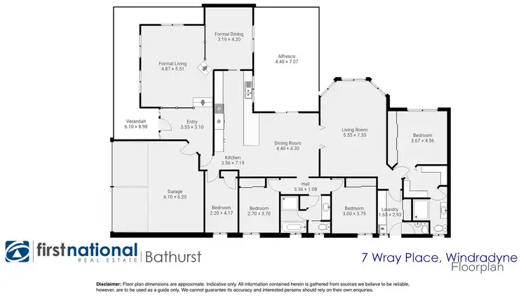 Floorplan of Homely house listing, 7 Wray Place, Windradyne NSW 2795
