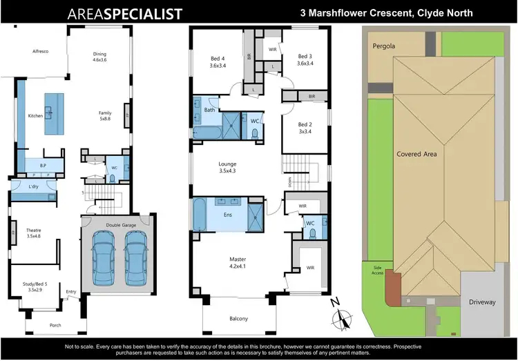 Floorplan of Homely house listing, 3 Marshflower Crescent, Clyde North VIC 3978