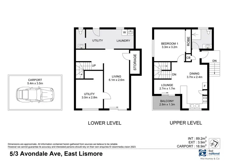 Floorplan of Homely unit listing, 5/3 Avondale Avenue, East Lismore NSW 2480