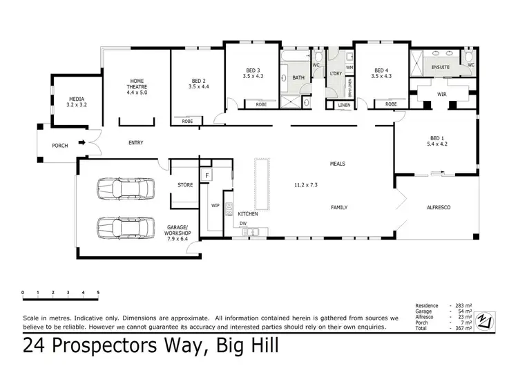 Floorplan of Homely house listing, 24 Prospectors Way, Big Hill VIC 3555