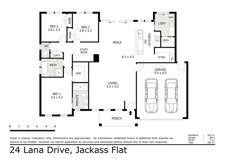 Floorplan of Homely house listing, 24 Lana Drive, Jackass Flat VIC 3556