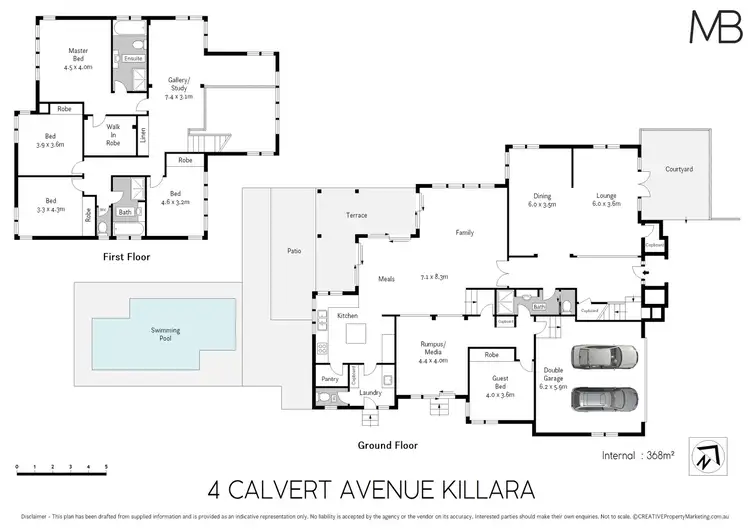Floorplan of Homely house listing, 4 Calvert Avenue, Killara NSW 2071