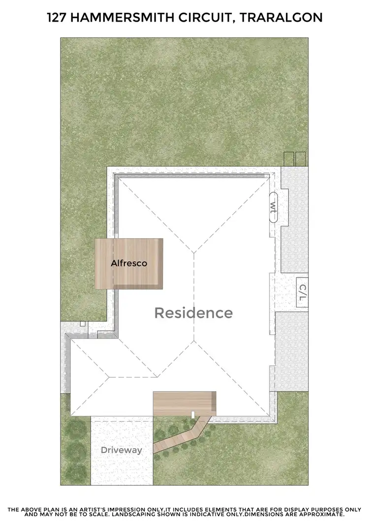 Floorplan of Homely house listing, 127 Hammersmith Circuit, Traralgon VIC 3844
