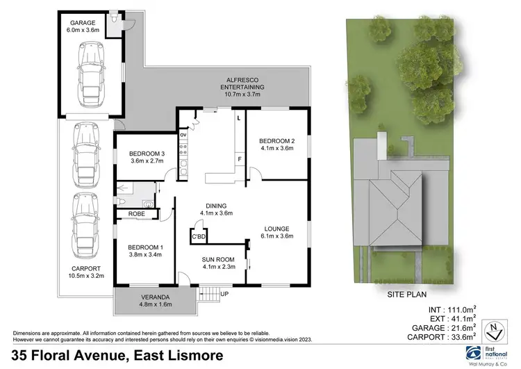 Floorplan of Homely house listing, 35 Floral Avenue, East Lismore NSW 2480